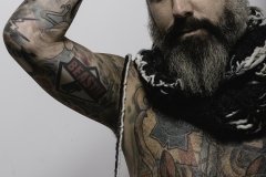 ALEXIS_MASINO_UPENN_TONY_WARD_FASHION_PHOTOGRAPHY_FINE_ARTS_OLD_SCHOOL_SHIRT_MAKERS_KEVIN_STEWART_KAY_DAVIS_CLOTHES_CLOTHING_CLOTHIERS_KNITWEAR_KNIT_SCARF_SCARVES_HAT_HATS_WINTER_MODEL_BEARD_TATTOOS_TATTO_COOL