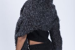 Jessica_Moh_Tony_Ward_Studio_Fashion_Photography_Kevin_Stewart_Kay_Davis_Female_Model_Knit_Scarf_One_Sleeve_Back_Portrait_Side_Look