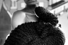 RIA_VAIDYA_KEVIN_STEWART_OLD_SCHOOL_SHIRTMAKER_NEWYORK_KNIT_WEAR_KAY_DAVIS_GIRL_BLACKANDWHITE_B&W_SWEATER_POSE