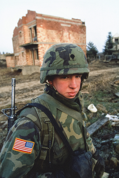 Soldiers, peacekeeping NATO 8th AD, Bosnia