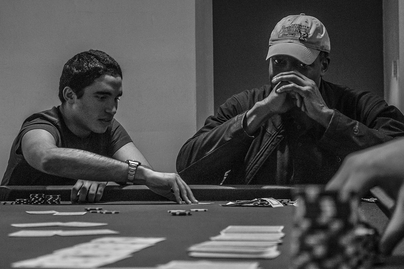 underground poker games at Upenn.Photography by Penn student Angelo Munafo, Copyright 2015.