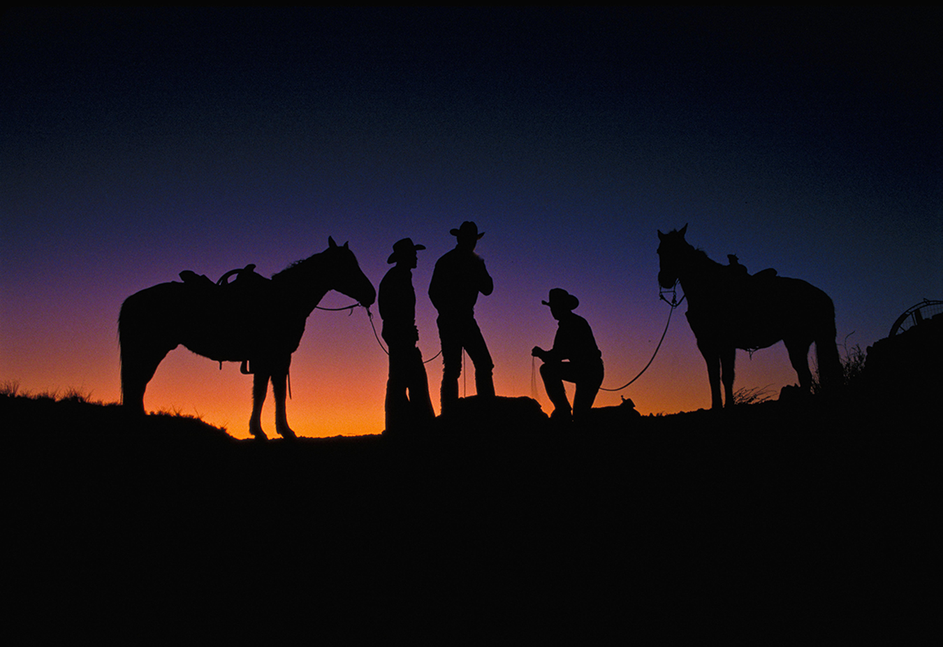 Jack_Ward_Silhoute_3 Cowboys _American_West_Photography_Marlboro