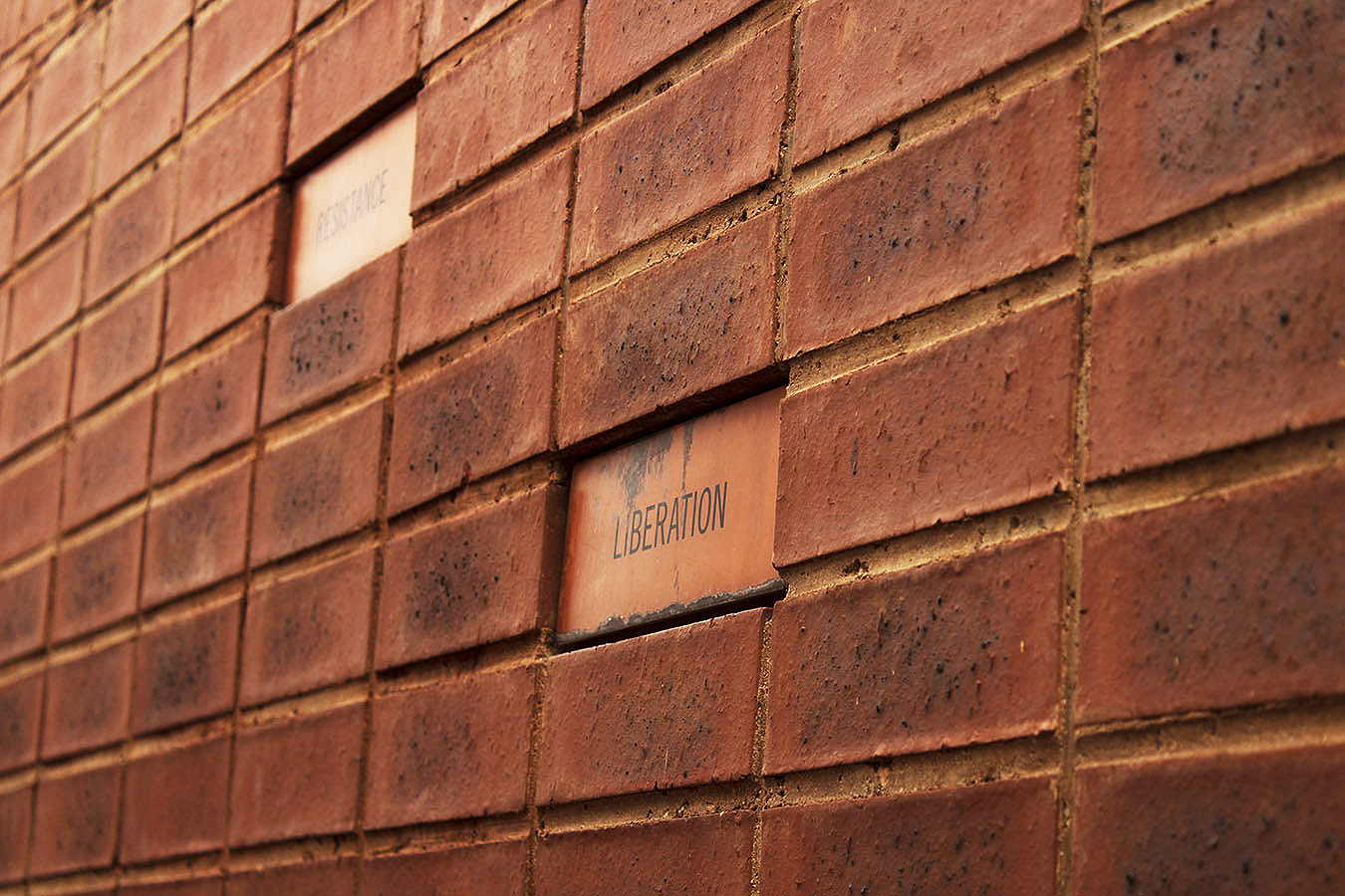 Words inscribed on the wall of Nelson Mandela’s house in Johannesburg